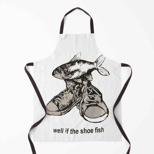 Item preview, Well If the Shoe Fish – Funny Surreal Fish Pun Retro Weird core designed and sold by Gbriel3.