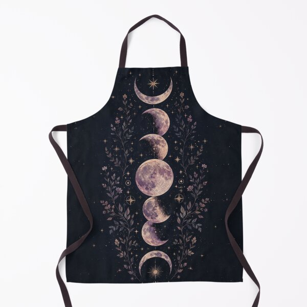 Item preview, Botanical Moon Phases – Celestial Floral Night Sky Art Print – Mystical Witch Wall Decor designed and sold by @SHINTOSARTSTORE.