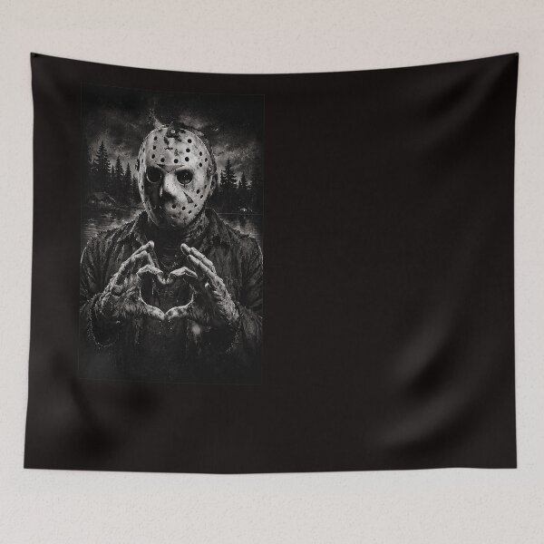 Item preview, Michael Myers Tshirts Jason Voorhees Friday The 13th Heart Hand designed and sold by Hydlaaksmndriss.