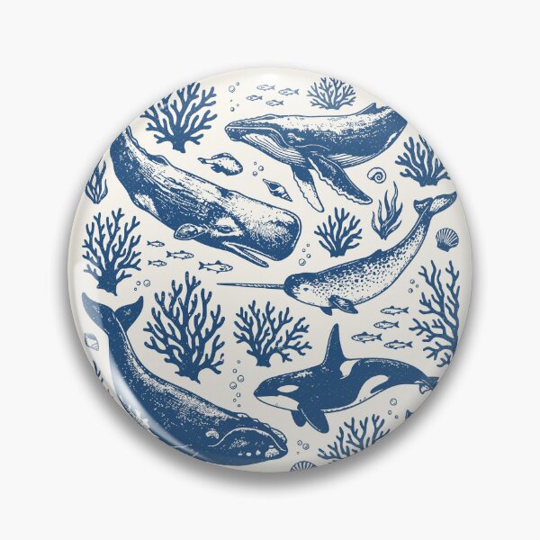 Item preview, Vintage Beluga Humpback Orca Narwhal Sperm Whale  designed and sold by Y-Vibes.