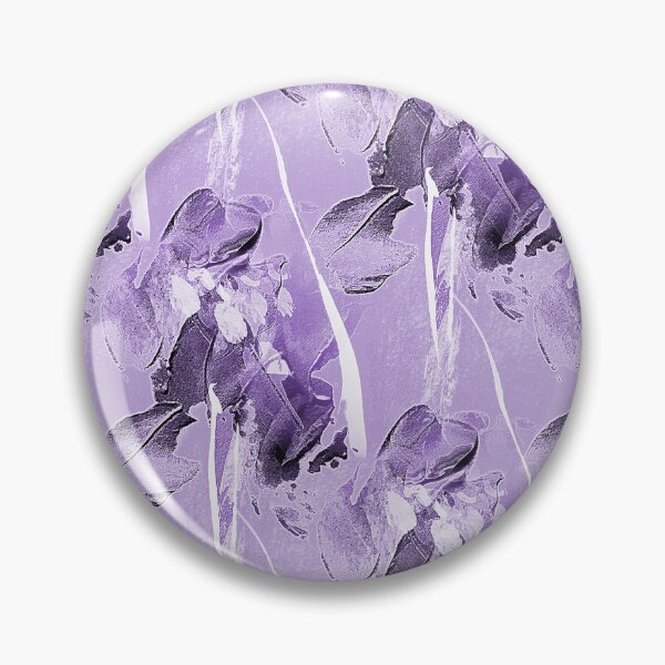Item preview, Painterly Abstract Flowers on Pastel Purple designed and sold by Artistestella.