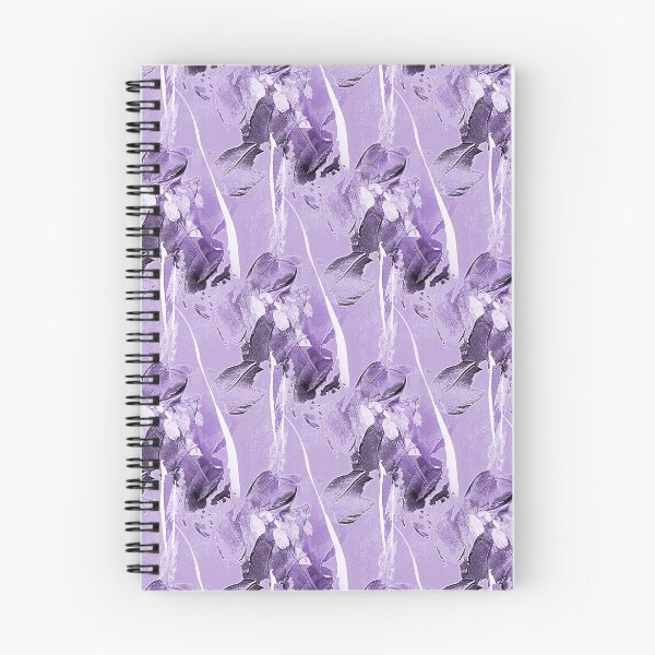 Item preview, Painterly Abstract Flowers on Pastel Purple designed and sold by Artistestella.