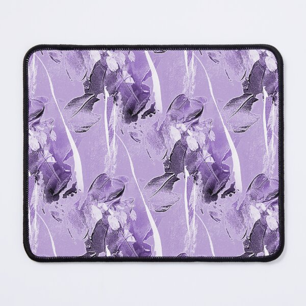Item preview, Painterly Abstract Flowers on Pastel Purple designed and sold by Artistestella.