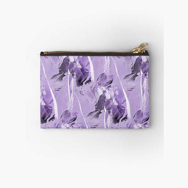 Item preview, Painterly Abstract Flowers on Pastel Purple designed and sold by Artistestella.