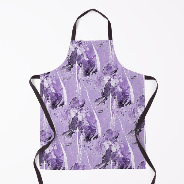 Item preview, Painterly Abstract Flowers on Pastel Purple designed and sold by Artistestella.
