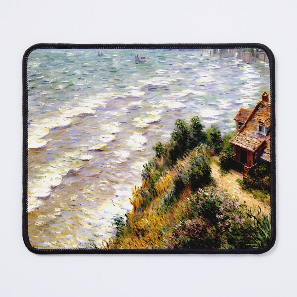 Item preview, Rising Tide at Pourville: A Dynamic Impressionist Seascape designed and sold by artdesignsnow.