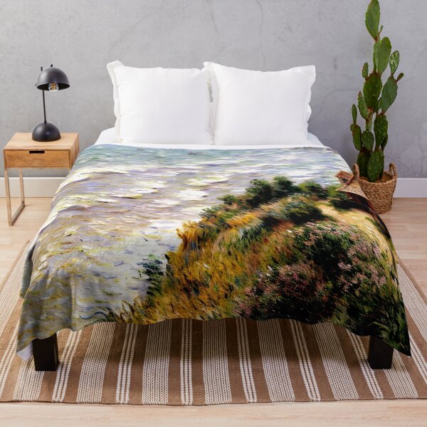 Item preview, Rising Tide at Pourville: A Dynamic Impressionist Seascape designed and sold by artdesignsnow.