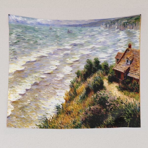 Item preview, Rising Tide at Pourville: A Dynamic Impressionist Seascape  designed and sold by artdesignsnow.