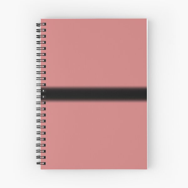 Item preview, Minimalist Dusty Rose with Bold Black Horizon Stripe designed and sold by pluielegere.