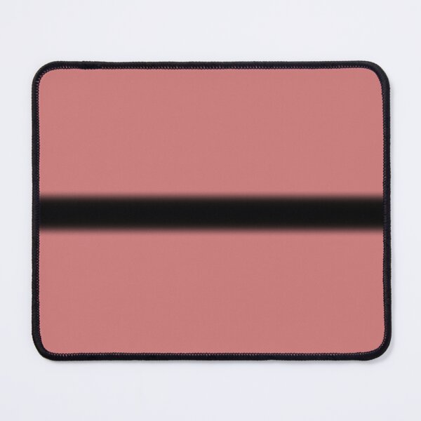 Item preview, Minimalist Dusty Rose with Bold Black Horizon Stripe designed and sold by pluielegere.