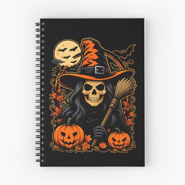 Item preview, Spooky Witch with Pumpkins and Full Moon Halloween designed and sold by rafaeltto.