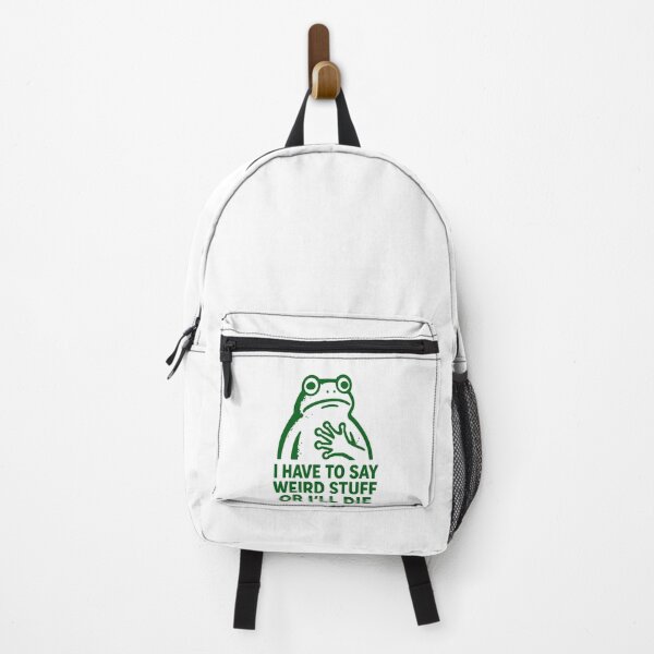 Item preview, I have to say weird stuff or I’ll die frog 2026 designed and sold by PontiaGudam.