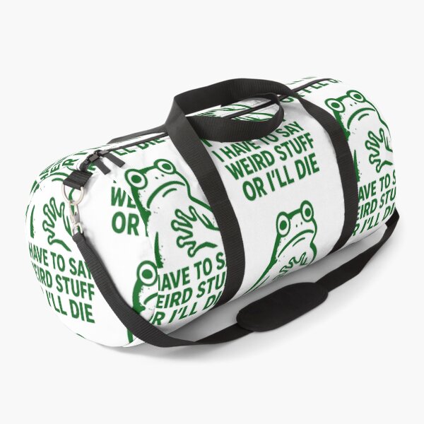 Item preview, I have to say weird stuff or I’ll die frog 2026 designed and sold by PontiaGudam.
