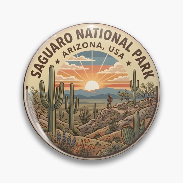 Item preview, Saguaro National Park Arizona Desert Sunset Giant Cactus designed and sold by LittleArij.