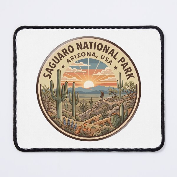 Item preview, Saguaro National Park Arizona Desert Sunset Giant Cactus designed and sold by LittleArij.