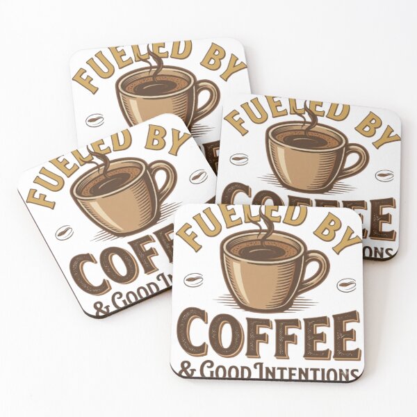 Item preview, Fueled by Coffee & Good Intentions – Vintage Coffee Design designed and sold by Salma.Store.