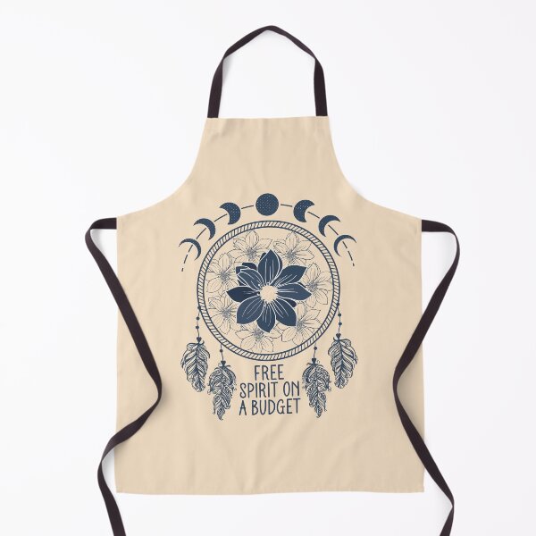 Item preview, Free Spirit On A Budget - Funny Boho Floral Dreamcatcher & Moon Phases designed and sold by the-Z3nith.