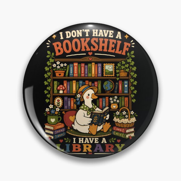Item preview, Charming Duck with Bookshelf Library Design Halloween designed and sold by rafaeltto.