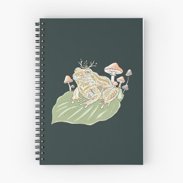 Item preview, Frog Mystic Cottagecore Mushrooms Botanical Goblincore  designed and sold by LeshanArt.