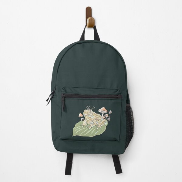 Item preview, Frog Mystic Cottagecore Mushrooms Botanical Goblincore designed and sold by LeshanArt.