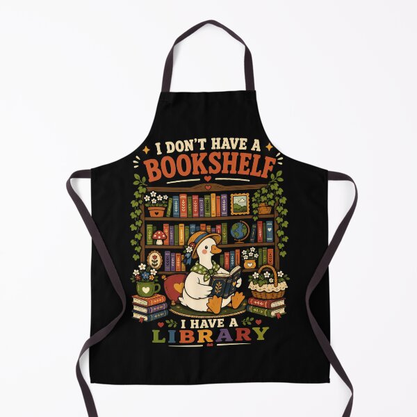 Item preview, Charming Duck with Bookshelf Library Design Halloween designed and sold by rafaeltto.