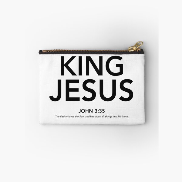 Item preview, English - King Jesus  John 3:35 Black Text designed and sold by Believe-Jesus.
