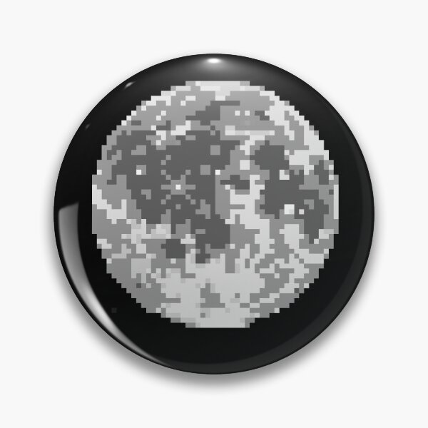Item preview, Pixel moon - Lunar Art designed and sold by DuliDoodles.