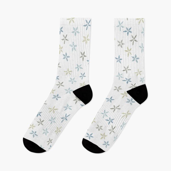 Item preview, satin flower - stitching lines - white cool designed and sold by Stephanie Fiona Design.