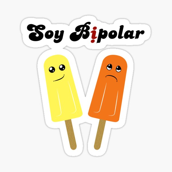 Soy bipolar Pegatina