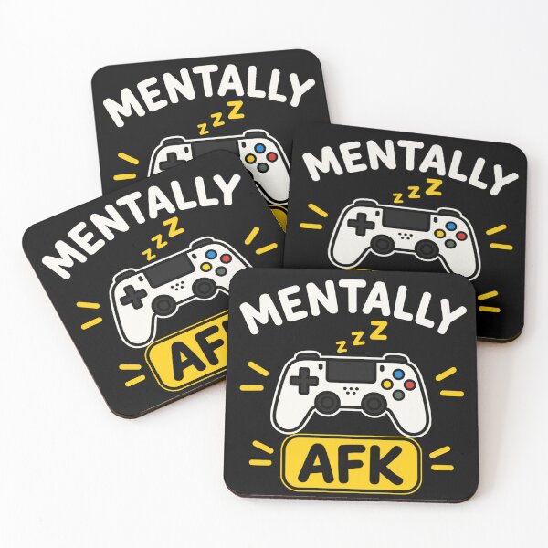 Item preview, Mentally AFK Funny Gaming Meme designed and sold by JalwaWear.