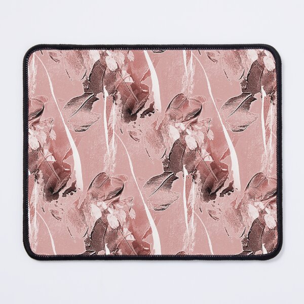 Item preview, Painterly Abstract Flowers on Pastel Peach designed and sold by Artistestella.