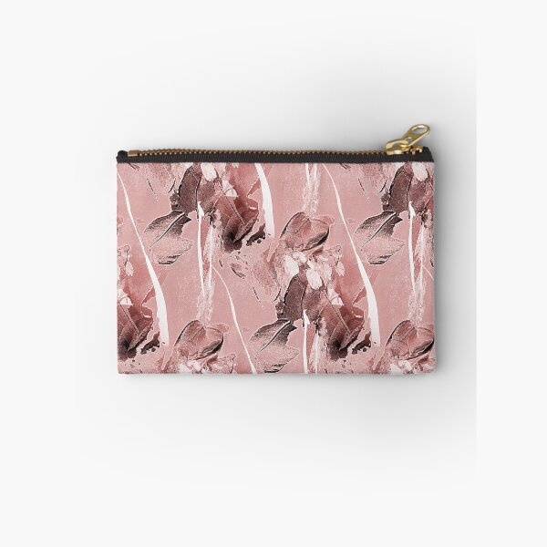 Item preview, Painterly Abstract Flowers on Pastel Peach designed and sold by Artistestella.
