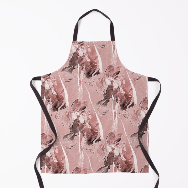 Item preview, Painterly Abstract Flowers on Pastel Peach designed and sold by Artistestella.