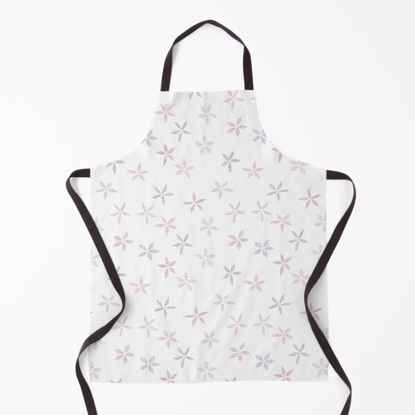 Item preview, satin flower - stitching lines - white pink designed and sold by Stephanie Fiona Design.