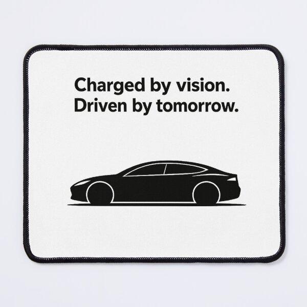 Item preview, Electric Auto Silhouette Motivational Quote designed and sold by ChargedShapes.