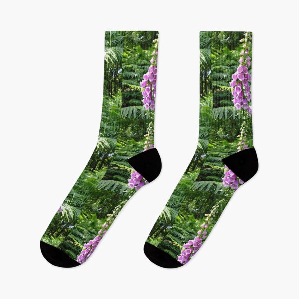 Item preview, Wild Foxglove Flower Pink Woodland Flora designed and sold by pinkal.