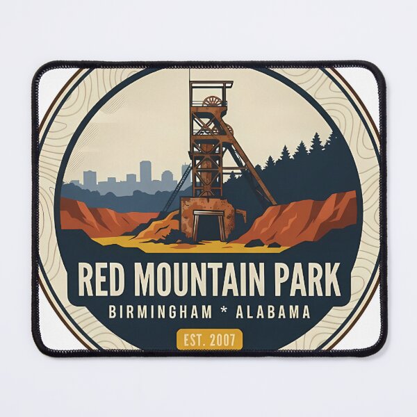 Item preview, Red Mountain Park Birmingham Alabama designed and sold by DetourDgn.