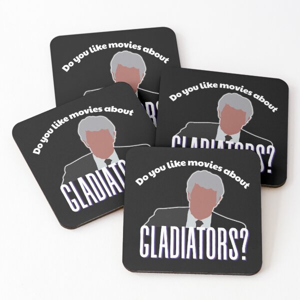 Item preview, Airplane - Movies about gladiators (on black) designed and sold by HeathWayPrints.