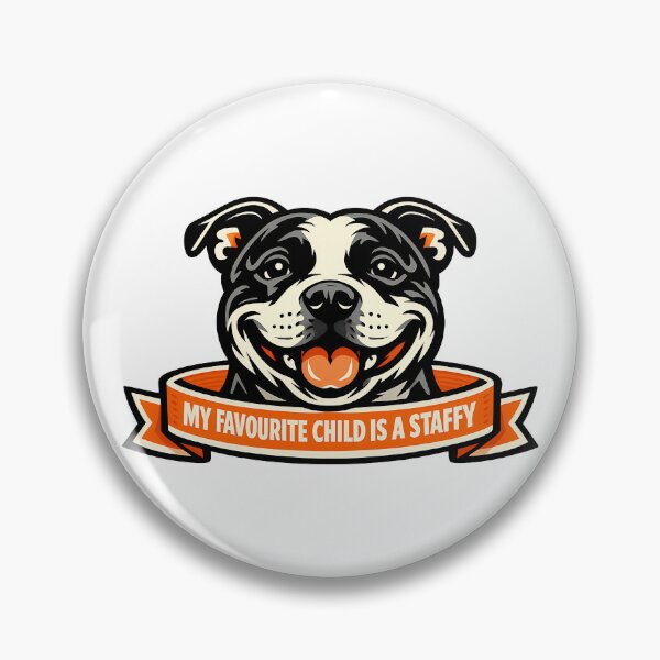 Item preview, My Favourite Child Is A Staffy designed and sold by BestFriendTees.