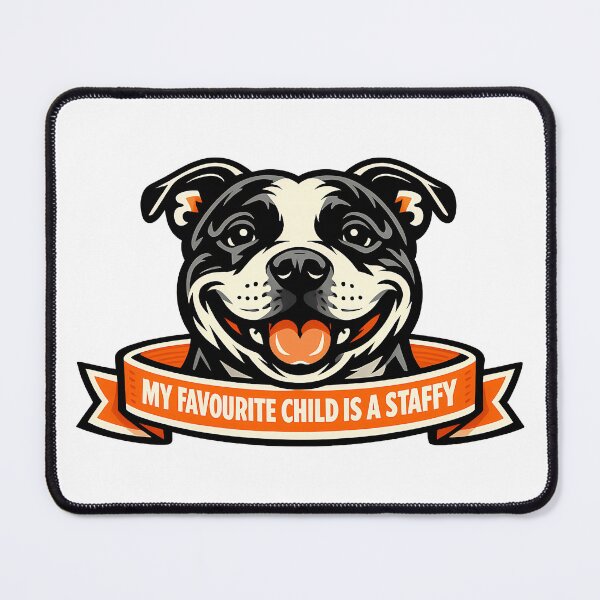 Item preview, My Favourite Child Is A Staffy designed and sold by BestFriendTees.