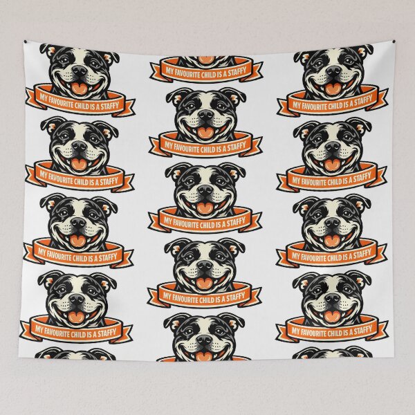 Item preview, My Favourite Child Is A Staffy designed and sold by BestFriendTees.