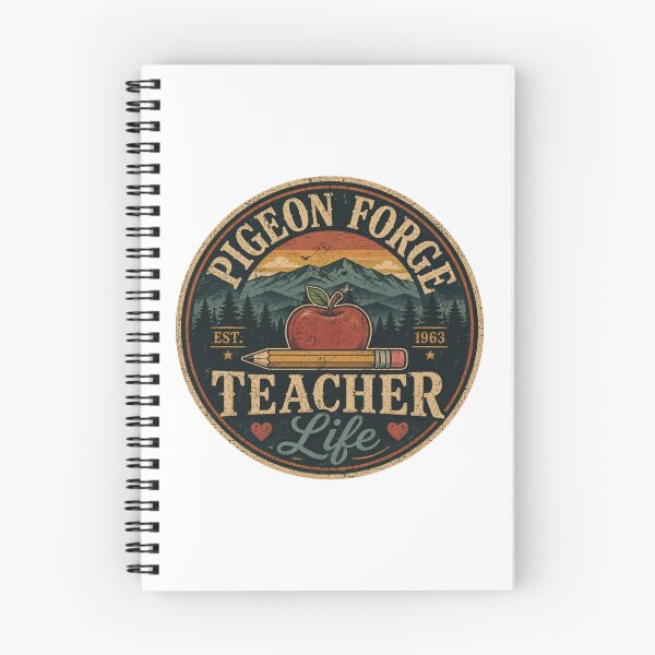 Item preview, Pigeon Forge Teacher Life Vintage Badge | Tennessee Teacher Retro Smoky Mountains designed and sold by Globalcitytees.