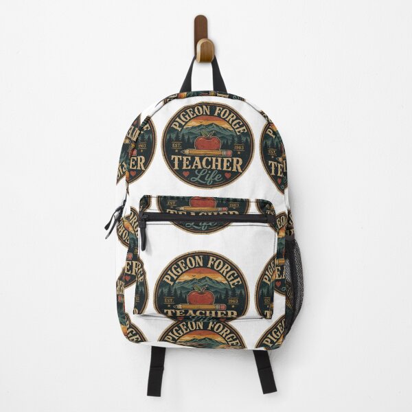 Item preview, Pigeon Forge Teacher Life Vintage Badge | Tennessee Teacher Retro Smoky Mountains designed and sold by Globalcitytees.