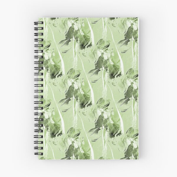 Item preview, Painterly Abstract Flowers on Pastel Green designed and sold by Artistestella.