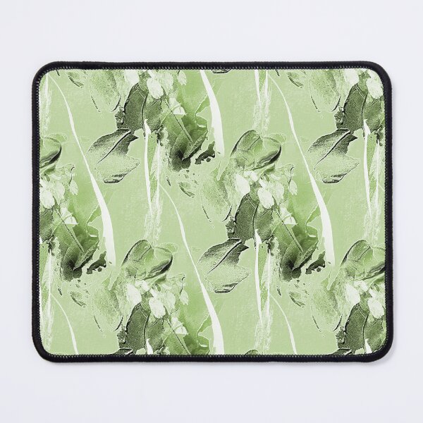 Item preview, Painterly Abstract Flowers on Pastel Green designed and sold by Artistestella.