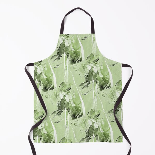 Item preview, Painterly Abstract Flowers on Pastel Green designed and sold by Artistestella.