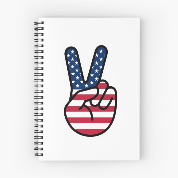 Item preview, American Flag Peace Sign Patriotic 4th of July USA Pride designed and sold by raedattia.