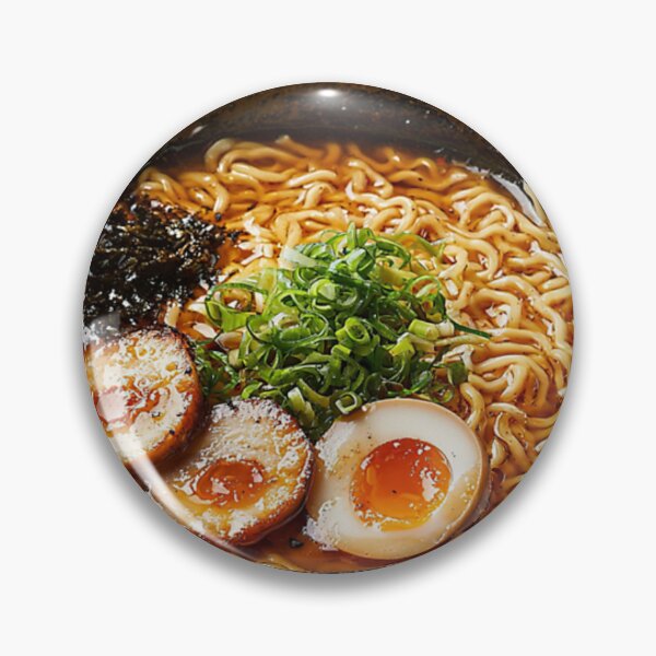 Item preview, Midnight Ramen BowlSteaming hot ramen with a soft-boiled egg because the fridge is otherwise empty. designed and sold by latenightcravin.