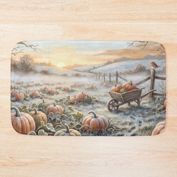 Item preview, First Frost on the Pumpkin Patch designed and sold by RedPeaStudio.