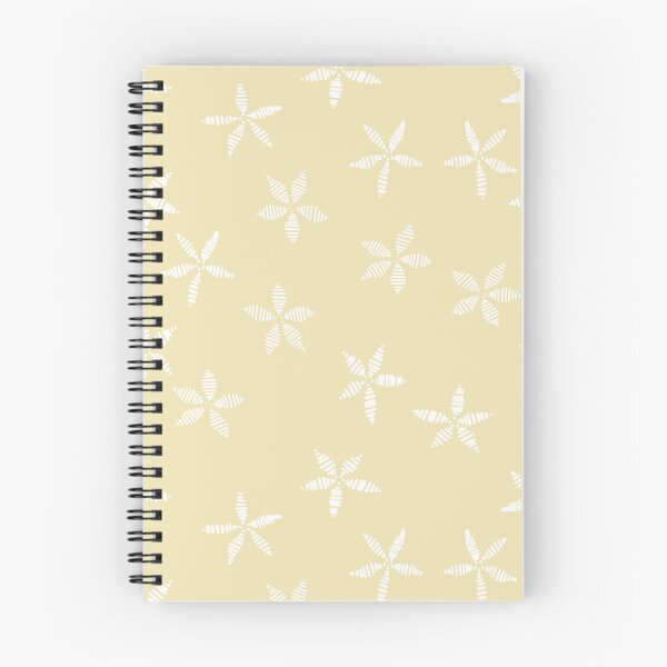 Item preview, satin flower - stitching lines - yellow white designed and sold by Stephanie Fiona Design.